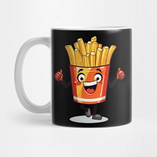 kawaii french fries T-Shirt cute potatofood Mug